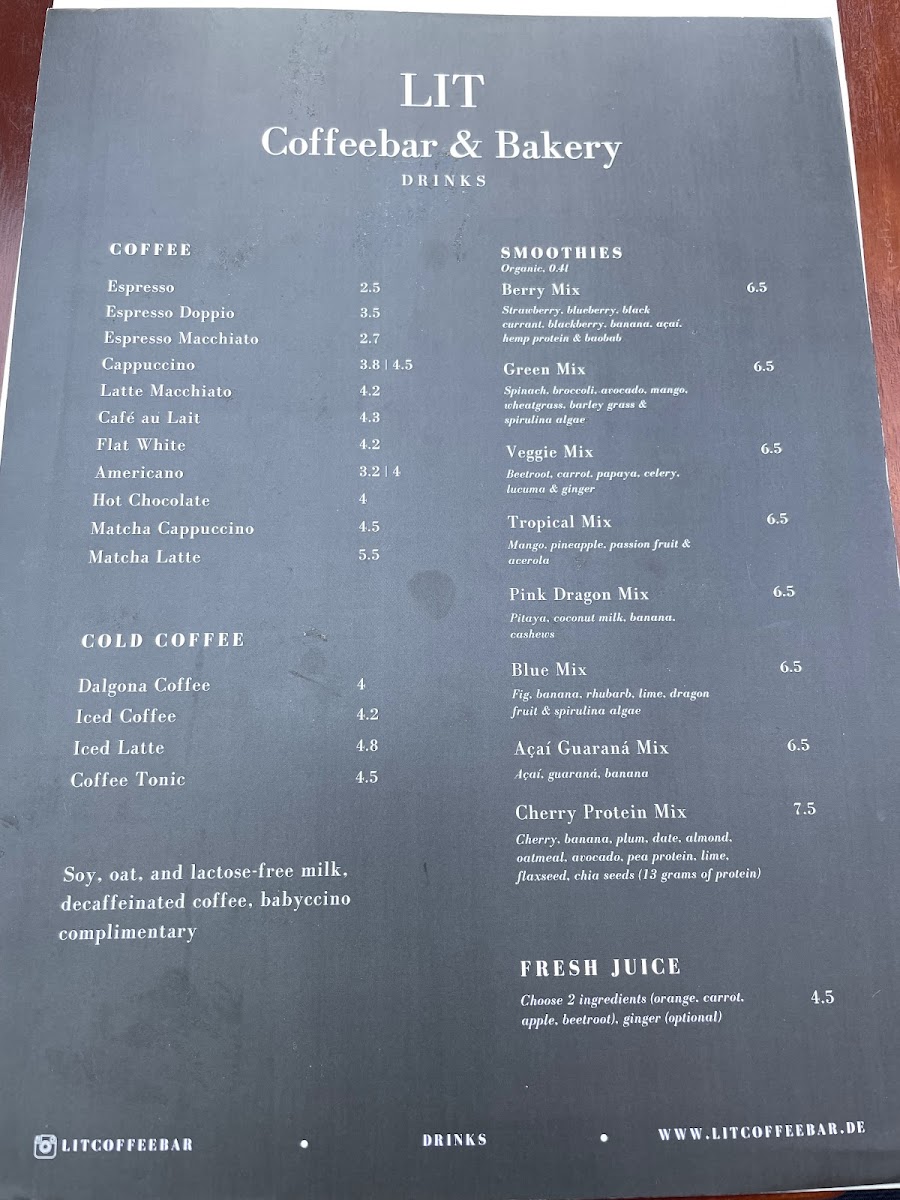 Menu Lit Coffeebar & Bakery-8